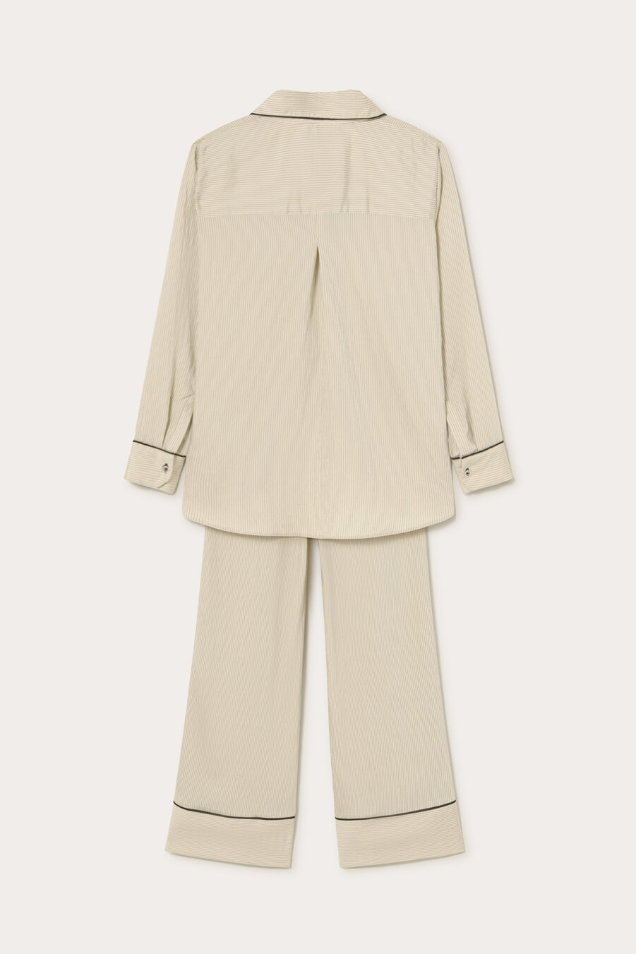 Striped Flowy Trousers - 2