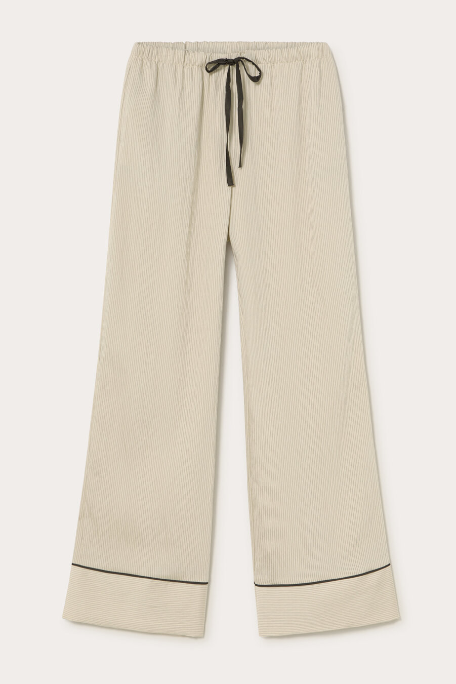 Striped Flowy Trousers - 3