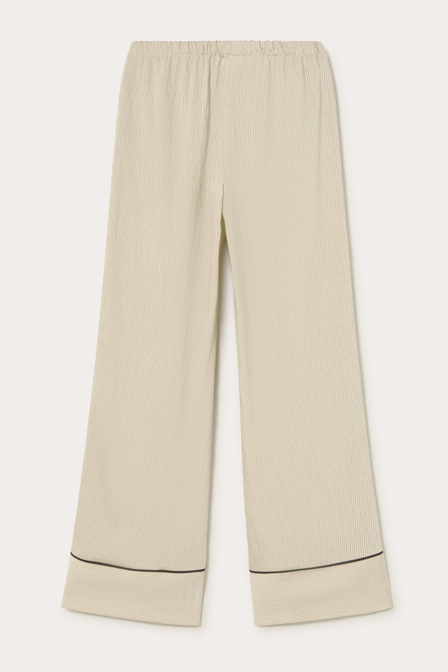 Striped Flowy Trousers - 4