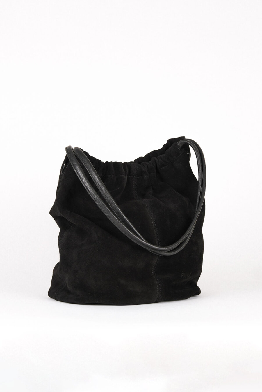Suede Leather Hola Bag Black - 5