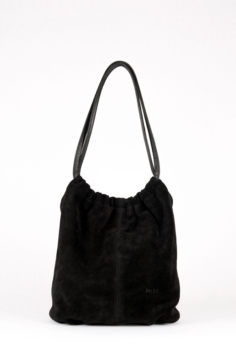 Suede Leather Hola Bag Black - 3
