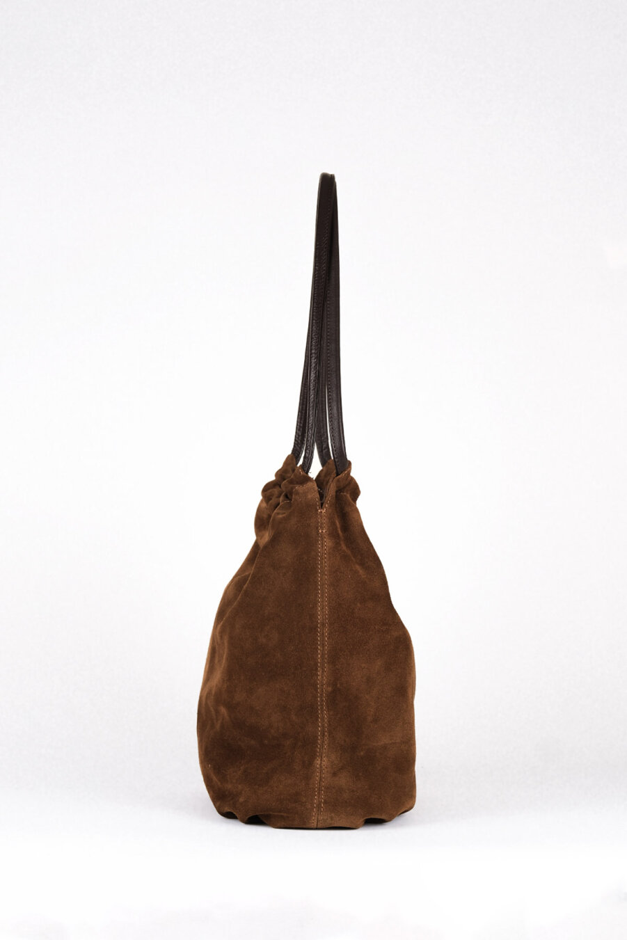 Suede Leather Hola Bag Tan - 3