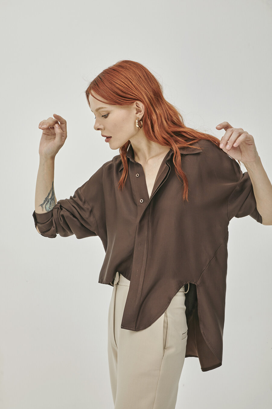 Tinny Asymmetrical Shirt - 2