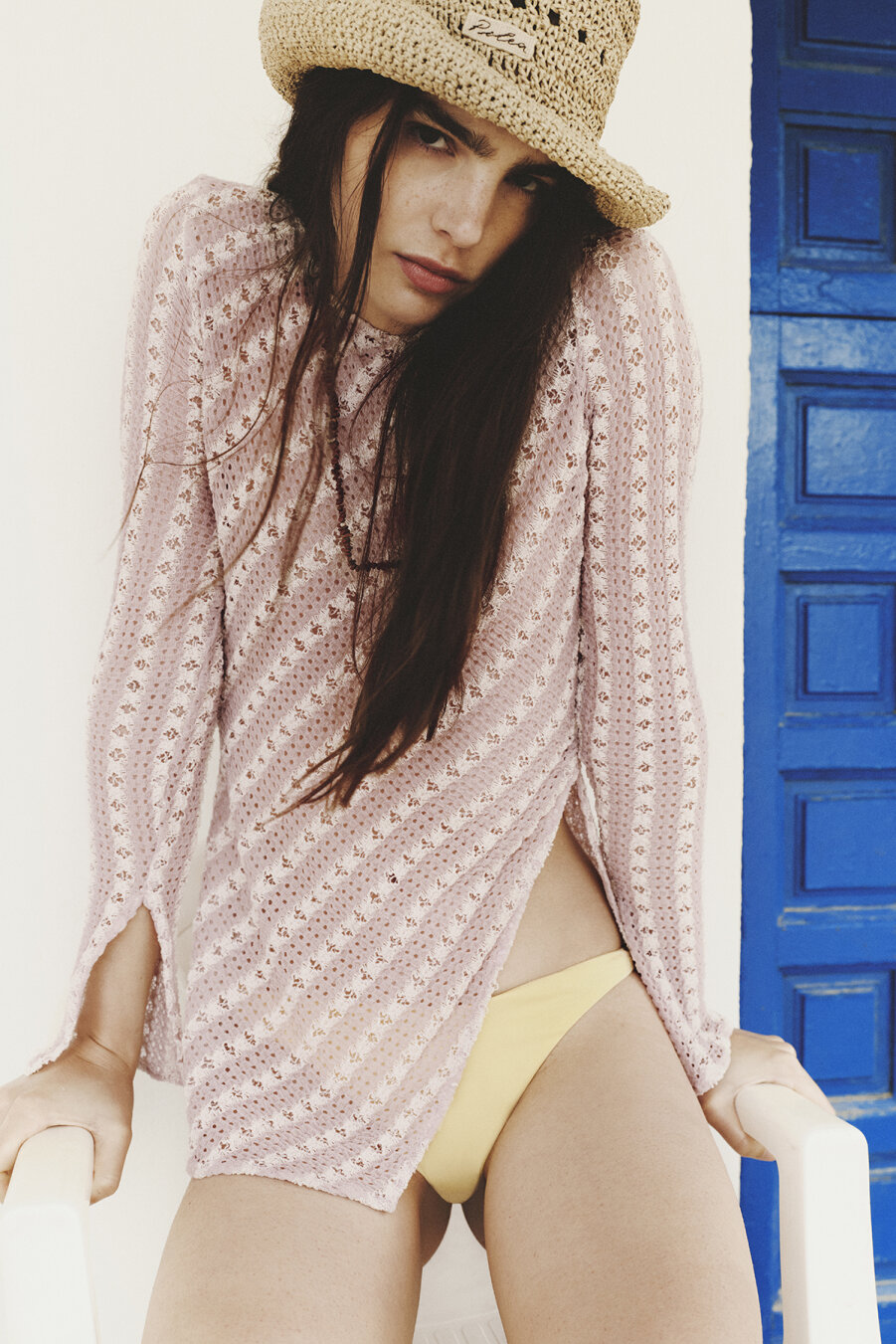 Velira Asymmetric Lace Blouse - 1