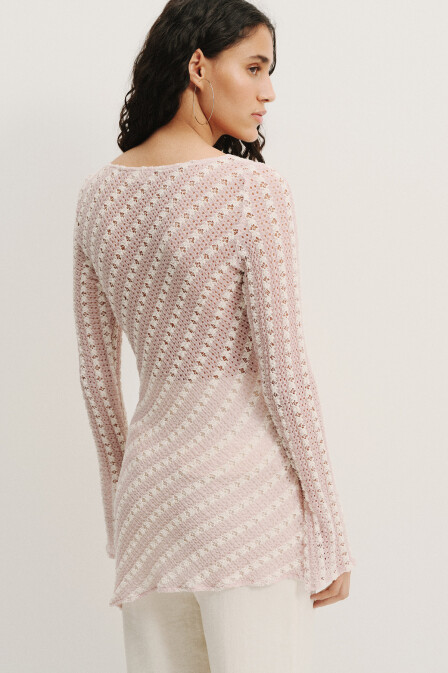 Velira Asymmetric Lace Blouse - 7