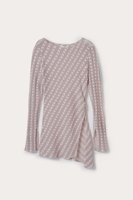 Velira Asymmetric Lace Blouse - 4