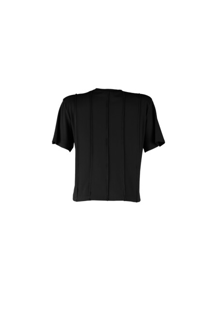 Viola Black Rayon Blouse - 2