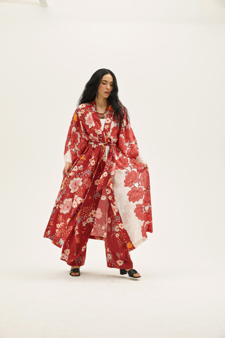 Viviana Patterned Kimono - 5