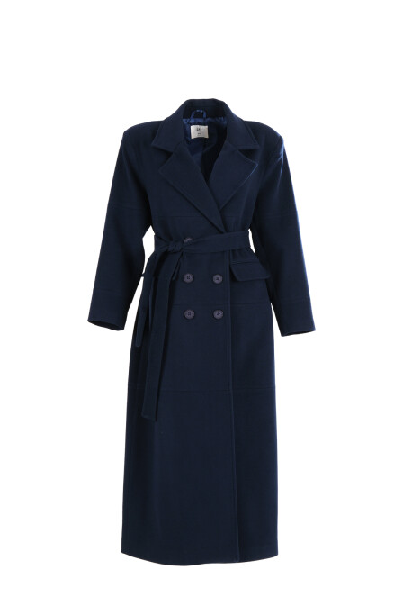 Zoe Navy Cache Coat - 2